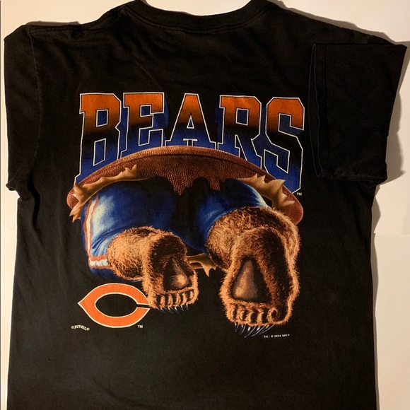 SUPER 1994 Vintage Chicago Bears All Over Print T - Picture 2 of 4